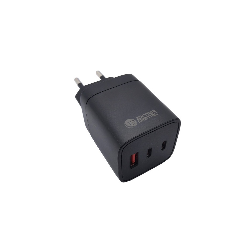 Kroviklis GaN 2x USB Type-C, USB Type-A: 65W, PPS