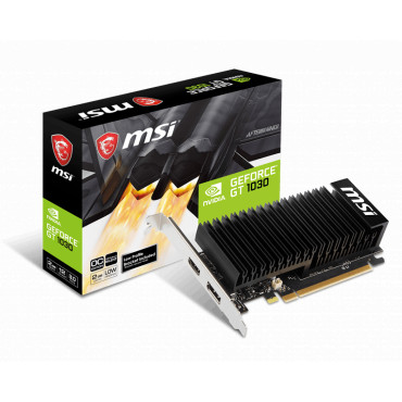 MSI | GeForce GT 1030 2GHD4 LP OC | NVIDIA | 2 GB | GeForce GT 1030 | DDR4 | DVI-D ports quantity | HDMI ports quantity 1 | PCI 