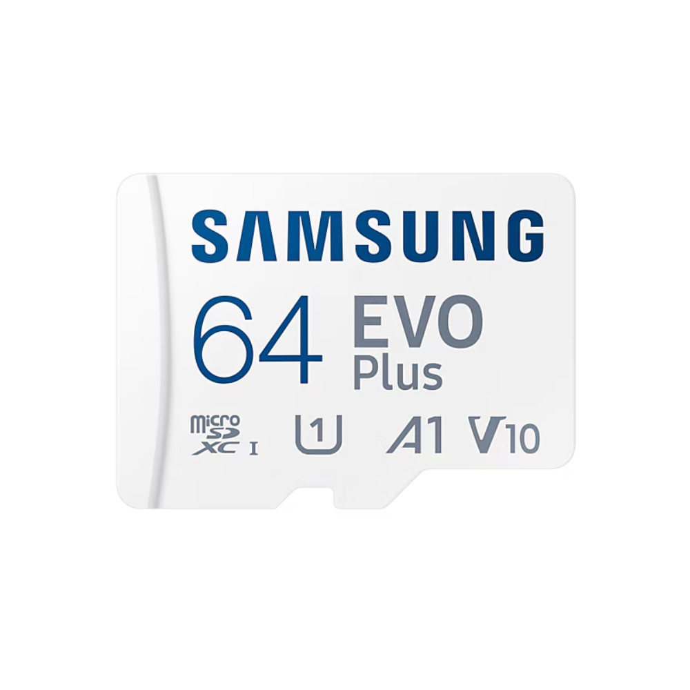 Samsung | MicroSD Card | EVO Plus | 64 GB | microSDXC Memory Card | Flash memory class U1, V10, A1