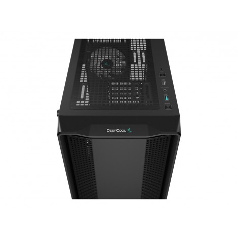 Deepcool Case CC560 V2 Black Mid-Tower Power supply included No