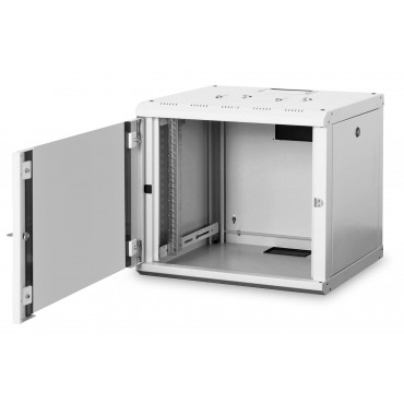 Digitus | Wall Mounting Cabinet | DN-19 09-U | Grey | IP protection class: IP20 Front door: Glass door, single opening Cabinet t