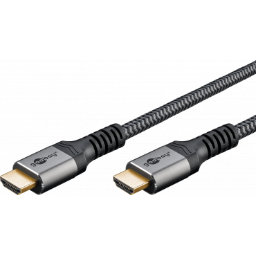 Goobay 64993 High Speed HDMI Cable with Ethernet (4K@60Hz), 1 m