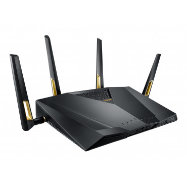 Asus | Wireless Dual Band Gigabit Router, UK | RT-AX88U PRO | 802.11ax | 1148+4804 Mbit/s | 10/100/1000 Mbit/s | Ethernet LAN (R