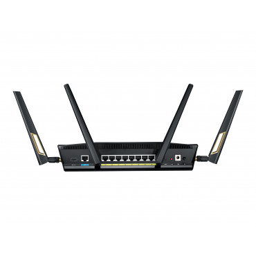 Asus | Wireless Dual Band Gigabit Router, UK | RT-AX88U PRO | 802.11ax | 1148+4804 Mbit/s | 10/100/1000 Mbit/s | Ethernet LAN (R