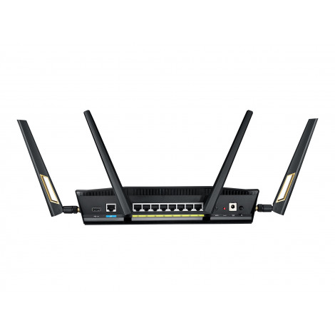 Asus | Wireless Dual Band Gigabit Router, UK | RT-AX88U PRO | 802.11ax | 1148+4804 Mbit/s | 10/100/1000 Mbit/s | Ethernet LAN (R