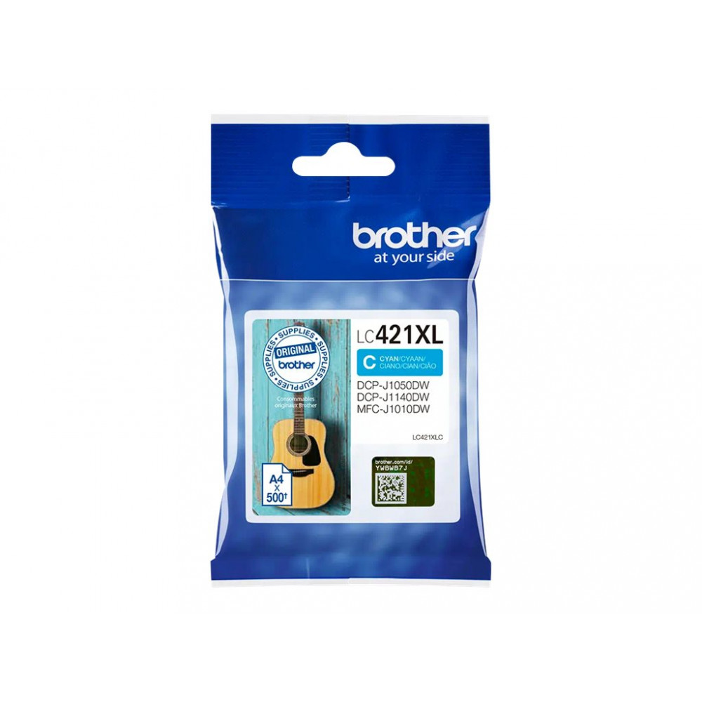 Brother LC421XLC Ink Cartridge, Cyan | Brother