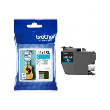 Brother LC421XLC Ink Cartridge, Cyan | Brother