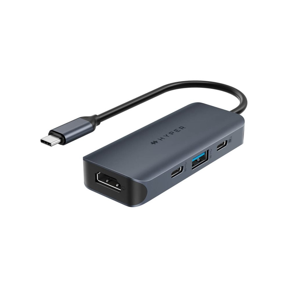 Hyper HyperDrive EcoSmart Gen.2 Universal USB-C 4-in-1 Hub w 100 W PD Power Pass-thru Hyper