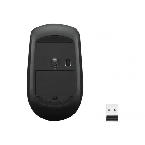 Lenovo | Wireless Compact Mouse | 400 | Red optical sensor | Wireless | 2.4G Wireless via USB-C receiver | Black | 1 year(s)