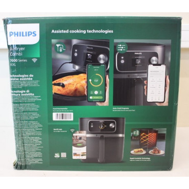 SALE OUT. Philips HD9880/90 7000 XXL Connected Airfryer Combi, Black Philips Airfryer Combi HD9880/90 7000 XXL Connected Power 2