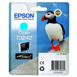 OEM kasetė Epson T3242 Cyan (C13T32424010)                                                                              