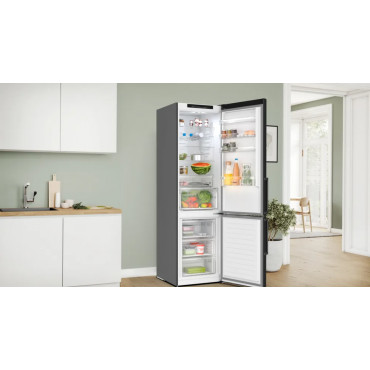 Bosch | Refrigerator | KGN39OXBT | Energy efficiency class B | Free standing | Combi | Height 203 cm | No Frost system | Fridge 