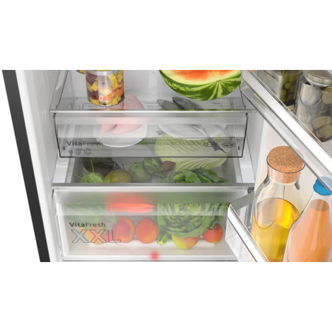 Bosch | Refrigerator | KGN39OXBT | Energy efficiency class B | Free standing | Combi | Height 203 cm | No Frost system | Fridge 