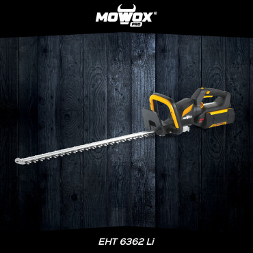 MoWox | 62V Excel Series Hand Held Battery Hedge Trimmer With Rotating Handle EHT 6362 Li Cordless