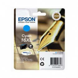 OEM kasetė Epson No.16XL Cyan HC (C13T16324010) 6,5ml                                                                   