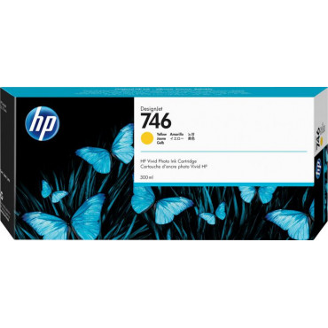 HP 746 300-ml Yellow Ink...