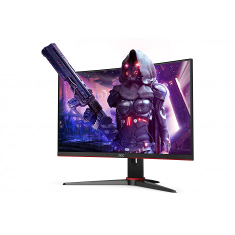 AOC | Curved Gaming Monitor | C24G2AE/BK | 23.6 " | VA | FHD | 16:9 | Warranty 36 month(s) | 1 ms | 250 cd/m | Black/Red | HDMI 