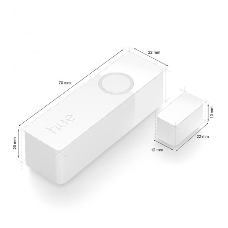 Philips Hue | Contact sensor, 2pcs pack | White
