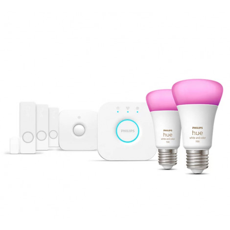 Philips Hue | Secure Sensor Set WCA E27, Bridge, Sensors