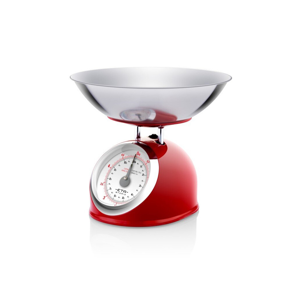 ETA | Kitchen scale | ETA577790030 Storio | Maximum weight (capacity) 5 kg | Graduation 25 g | Display type | Red