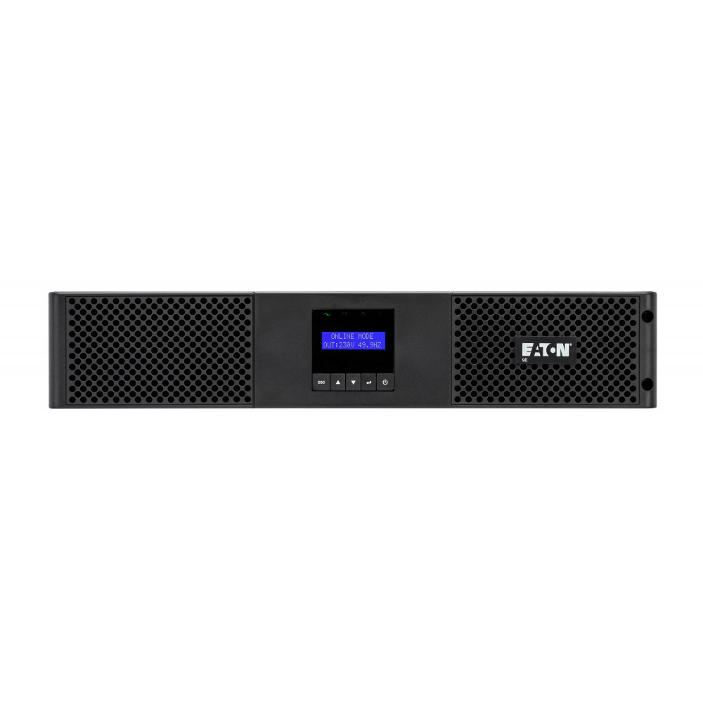 Eaton 9E3000IR 9E UPS, 3000 VA, 2700 W, Input: C20, Outputs: (6) C13, (1) C19, Rack, 2U