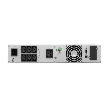 Eaton 9E3000IR 9E UPS, 3000 VA, 2700 W, Input: C20, Outputs: (6) C13, (1) C19, Rack, 2U