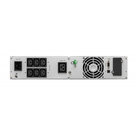 Eaton 9E3000IR 9E UPS, 3000 VA, 2700 W, Input: C20, Outputs: (6) C13, (1) C19, Rack, 2U