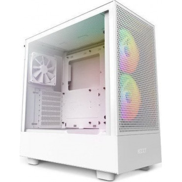 NZXT PC case H5 Flow RGB white