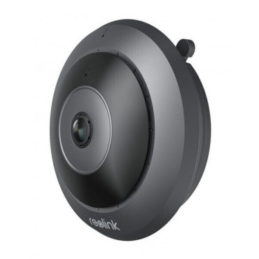 Reolink Fisheye Series P520 6MP 360 Panoramic Indoor Fisheye Camera with Smart Detection, Night Vision & Two-Way Audio, Black |