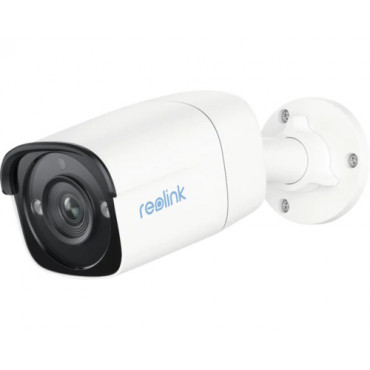 Reolink P320 5MP Smart PoE IP Camera with Person/Vehicle Detection, 100ft Night Vision & Audio Recording, White | Reolink