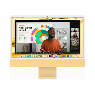 Apple iMac 24 4.5K Retina, Apple M3 8C CPU, 8C GPU/8GB/256GB SSD/Silver/INT | Apple