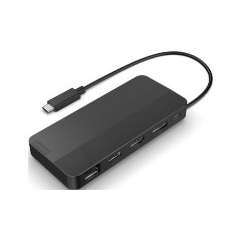 Lenovo USB-C Dual Display Travel Dock with Adapter | Lenovo