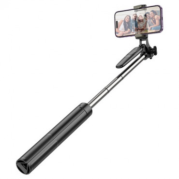 Asmenukių lazda HOCO K19 (Selfie Stick) / trikojis, 157cm, BT