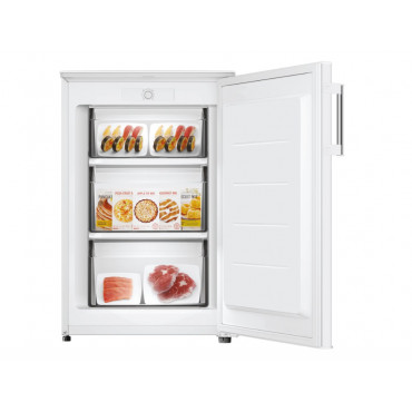 Candy | Freezer | CUQS 58EWH | Energy efficiency class E | Upright | Free standing | Height 85 cm | Total net capacity 85 L | Wh