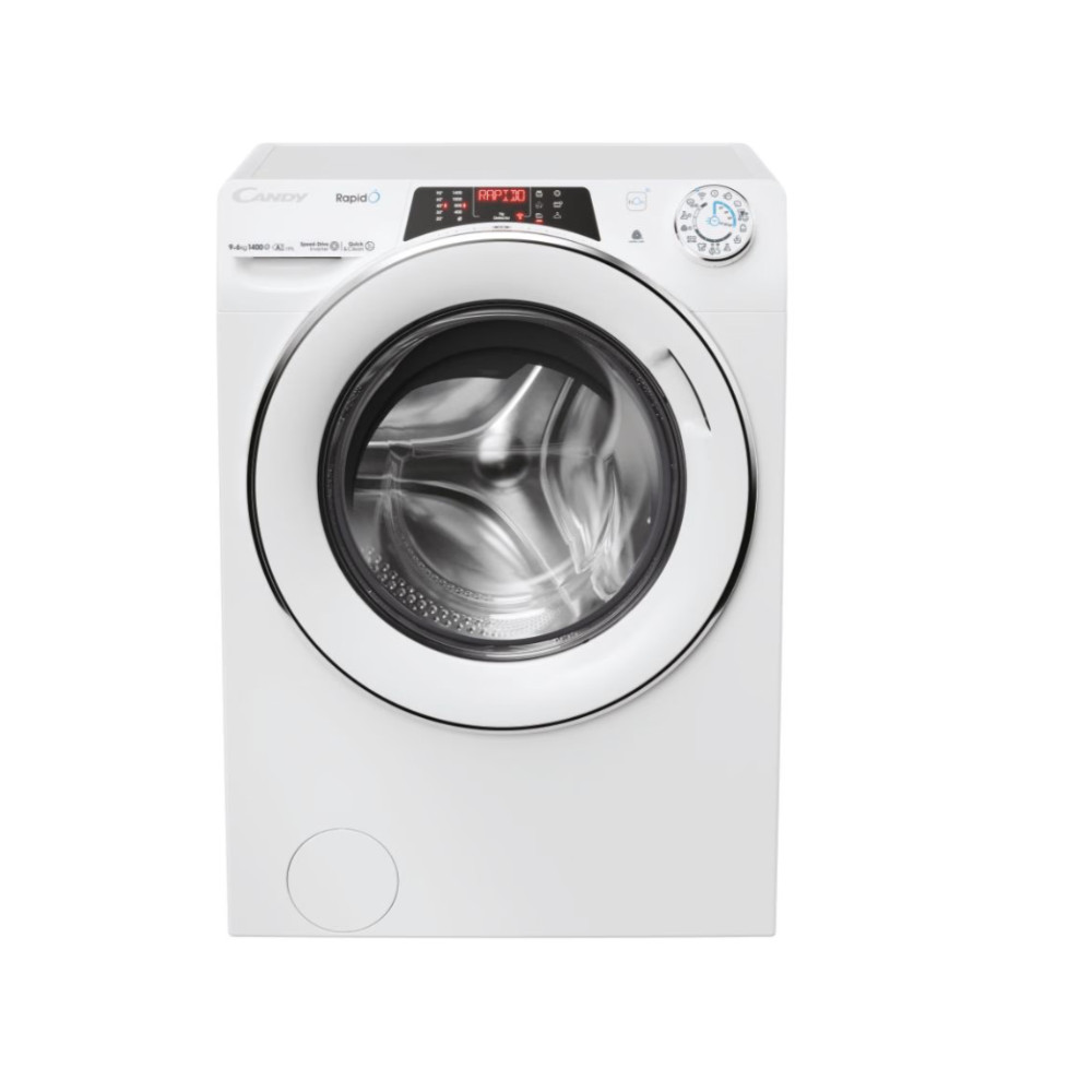 Candy ROW 4966DWMC7-S Washing Machine with Dryer, D, Front loading, Depth 58 cm, Washing 9 kg, Drying 6 kg, White