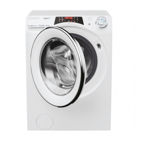 Candy ROW 4966DWMC7-S Washing Machine with Dryer, D, Front loading, Depth 58 cm, Washing 9 kg, Drying 6 kg, White