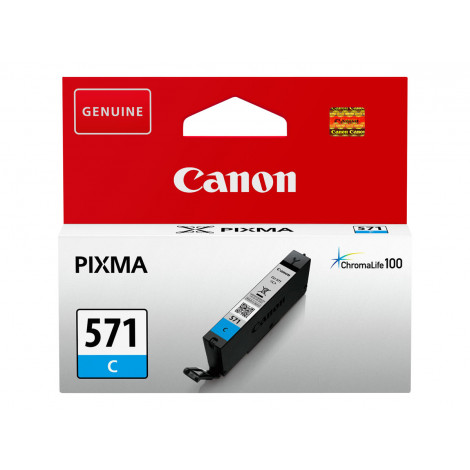 Ink Cartridge Canon CLI-571C CY 311pages OEM | Canon Cartridge | CLI-571C | Ink cartridges | Cyan