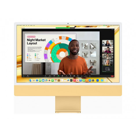 Apple iMac 24 4.5K Retina, Apple M3 8C CPU, 10C GPU/8GB/512GB SSD/Silver/INT | Apple