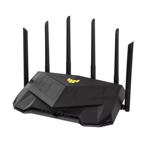 Asus Wireless Wifi 6 Dual Band Gaming Router TUF-AX6000 802.11ax 1148+4804 Mbit/s 10/100/1000 Mbit/s Ethernet LAN (RJ-45) ports 