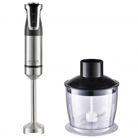 Stainless Steel/Black | 1800 W | Adler AD 4627 | Hand Blender Set | Number of speeds 20 | Chopper | Turbo mode