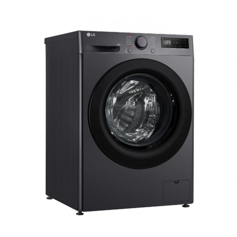 LG F2WR508S2M Washing machine, A, Front loading, Washing capacity 10 kg, Depth 56.5 cm, 1400 RPM, Middle Black | LG | Washing Ma