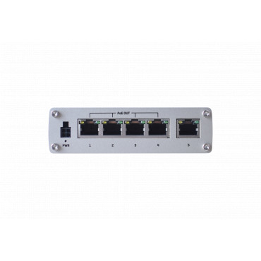 Teltonika | Industiral POE+ Swith | TSW100 | Unmanaged | Desktop | 1 Gbps (RJ-45) ports quantity 5 | SFP ports quantity | PoE po