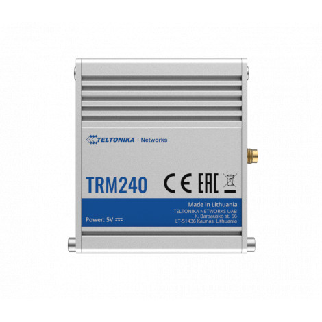 LTE Modem | TRM240 | No Wi-Fi | Mesh Support No | MU-MiMO No | 2G/3G | Antenna type 1xSMA for LTE | 1 x microUSB