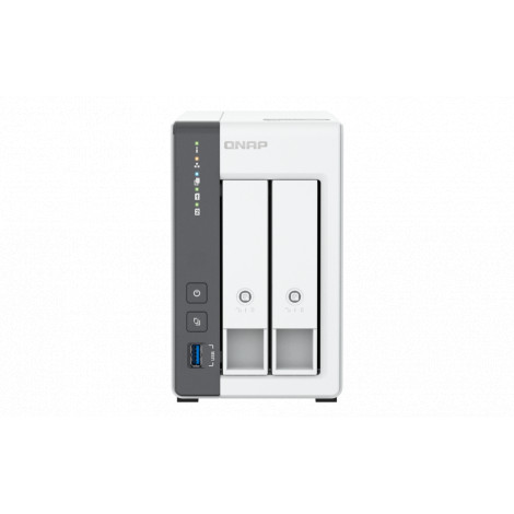 QNAP 2-bay 2.5 GbE NAS with Integrated NPU | TS-216G | ARM 4-core | Cortex-A55 | Processor frequency 2.0 GHz | 4 GB