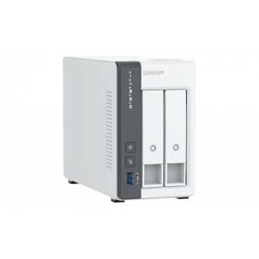 QNAP 2-bay 2.5 GbE NAS with Integrated NPU | TS-216G | ARM 4-core | Cortex-A55 | Processor frequency 2.0 GHz | 4 GB