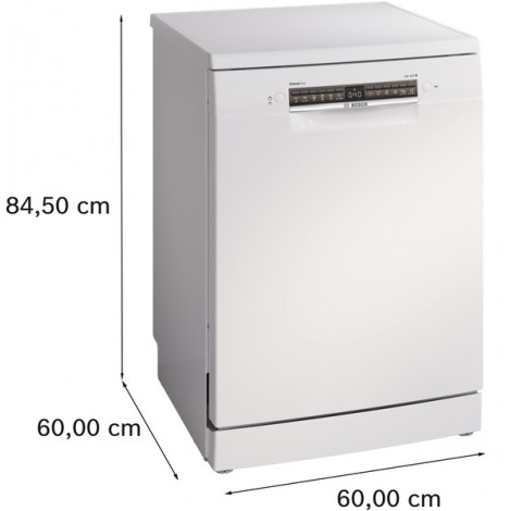 Bosch | Dishwasher | SMS4EMW06E | Free standing | Width 60 cm | Number of place settings 14 | Number of programs 6 | Energy effi