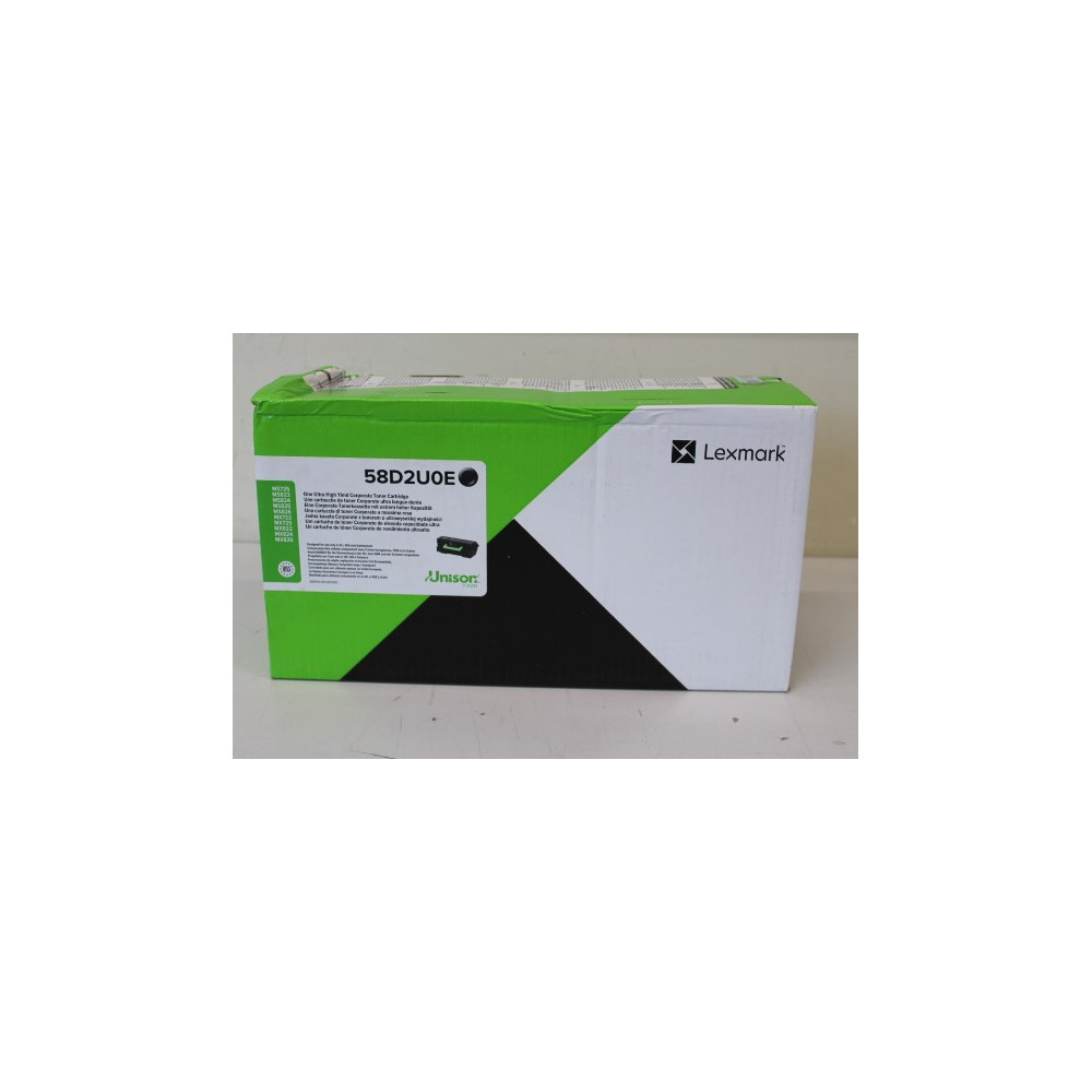 SALE OUT. Lexmark 58D2U0E Black Ultra High Yield Corporate Toner Cartridge, DAMAGED PACKAKING | 58D2U0E | Toner cartridge | Blac