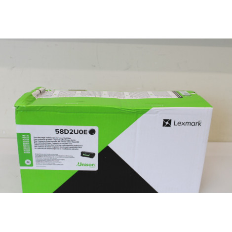 SALE OUT. Lexmark 58D2U0E Black Ultra High Yield Corporate Toner Cartridge, DAMAGED PACKAKING | 58D2U0E | Toner cartridge | Blac