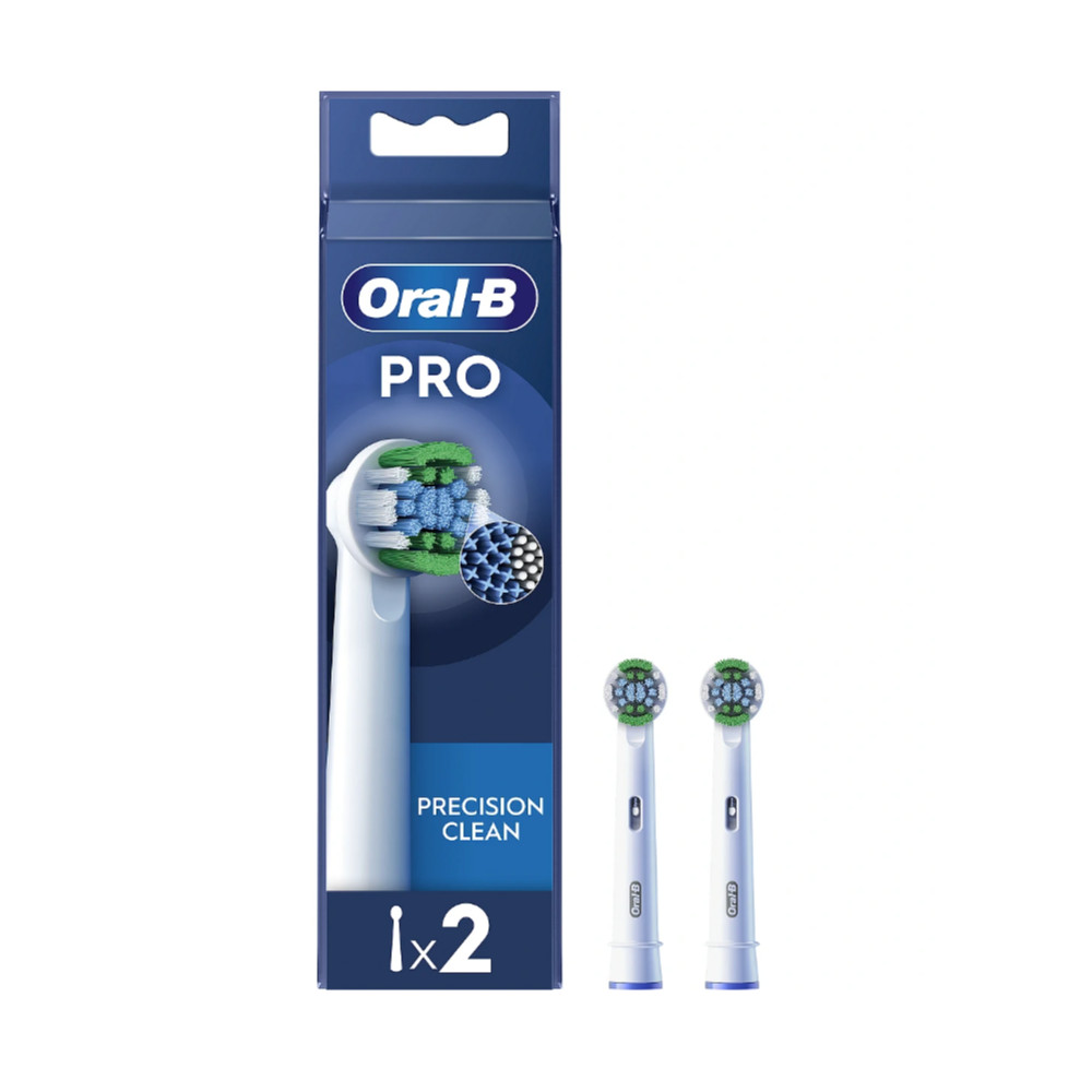 Oral-B | Precision Clean Brush Set | EB20RX-2 | Heads | For adults | Number of brush heads included 2 | White