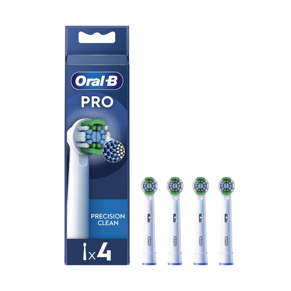 Oral-B | Precision Clean Brush Set | EB20RX-4 | Heads | For adults | Number of brush heads included 4 | White